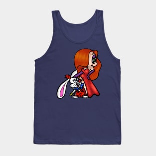 Roger and Jessica Rabbit Tank Top